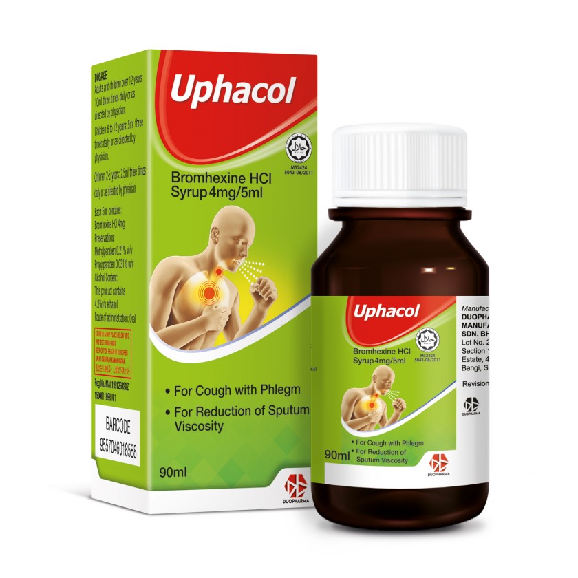UPHACOL COUGH SYRUP 90ML